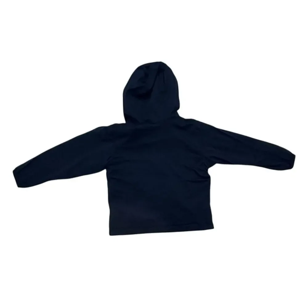 Columbia Kids XXS 4/5 Reversible Hooded Jacket Camo Blue Grey